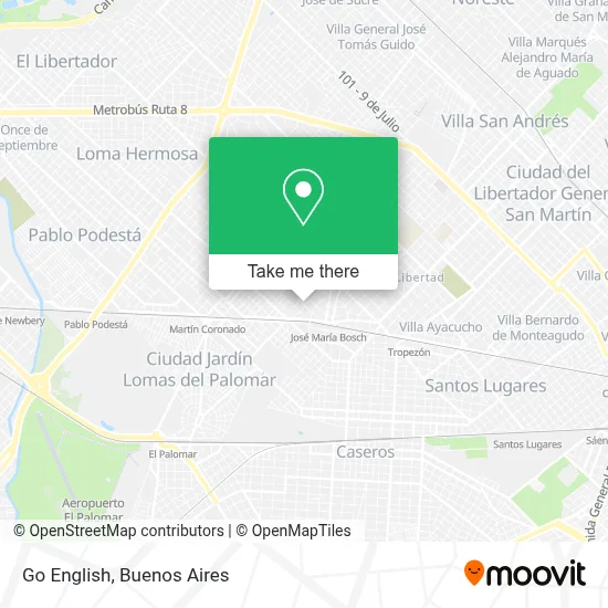 Go English map