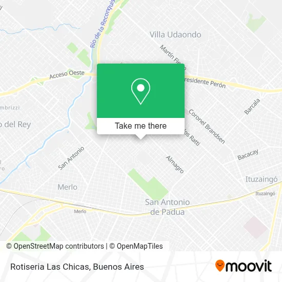 Rotiseria Las Chicas map
