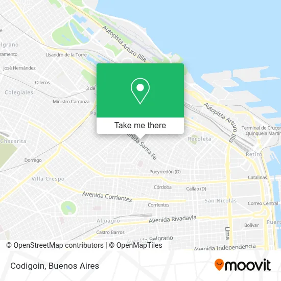 Codigoin map