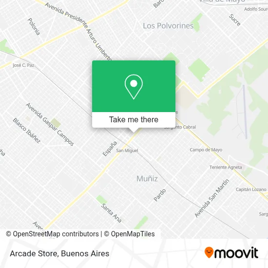 Arcade Store map