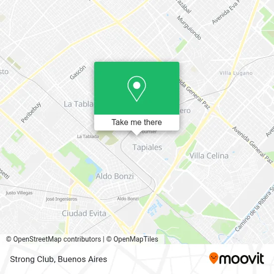 Strong Club map
