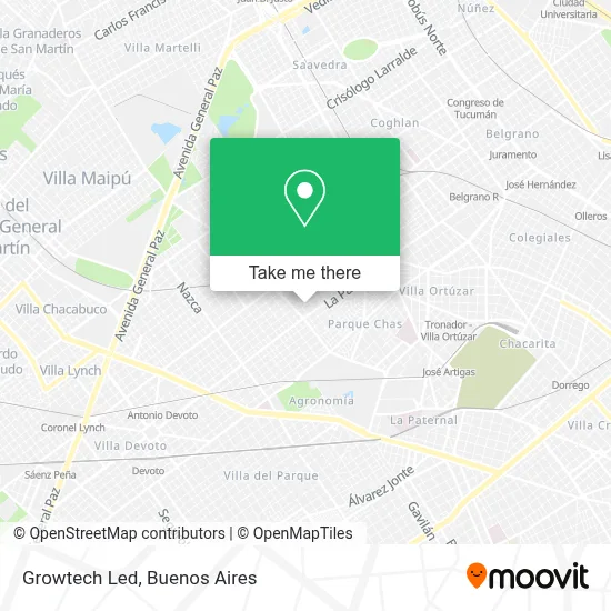 Growtech Led map