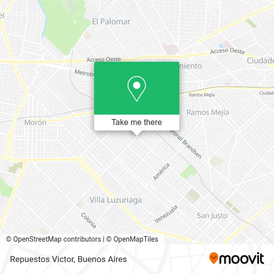 Repuestos Victor map