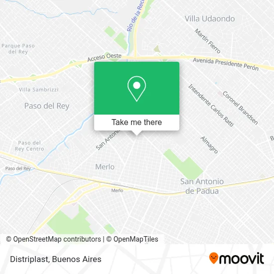 Distriplast map