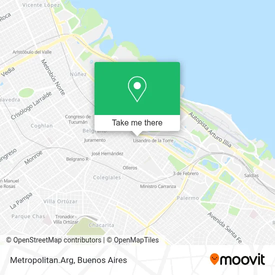 Metropolitan.Arg map