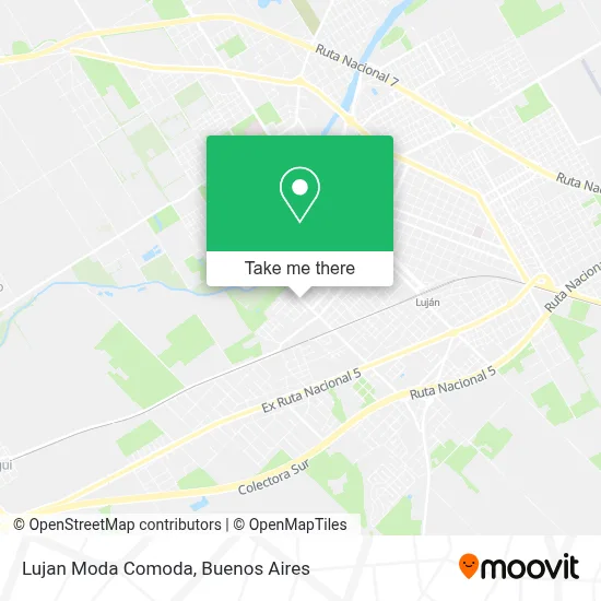 Lujan Moda Comoda map