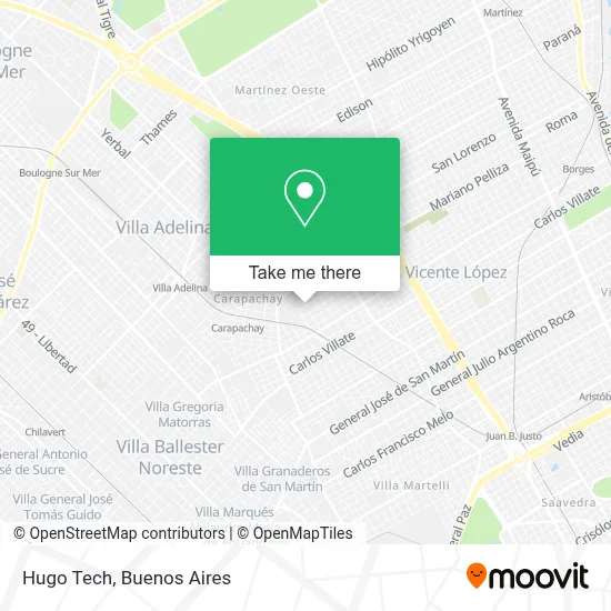 Hugo Tech map