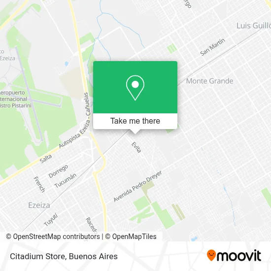 Citadium Store map