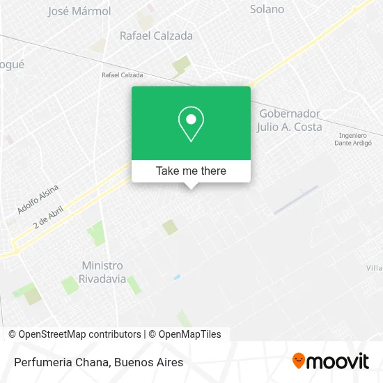 Perfumeria Chana map