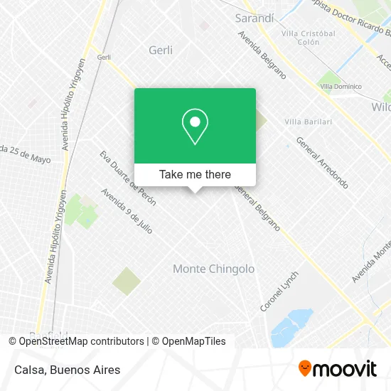 Calsa map