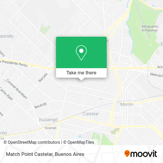 Match Point Castelar map