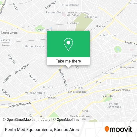 Renta Med Equipamiento map