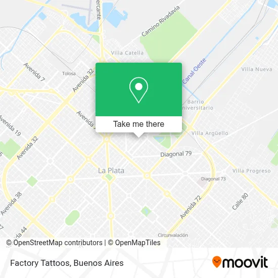 Factory Tattoos map