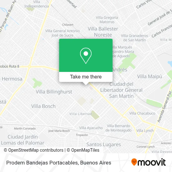 Prodem Bandejas Portacables map
