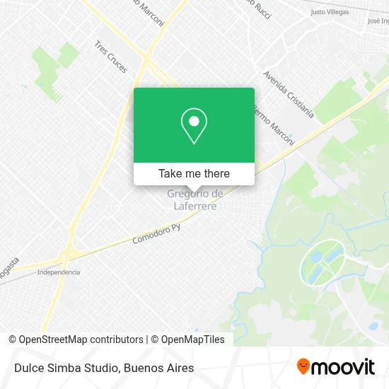 Dulce Simba Studio map