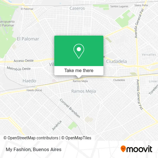 Moda Mia map