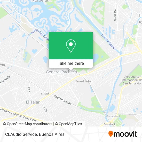 Cl.Audio Service map
