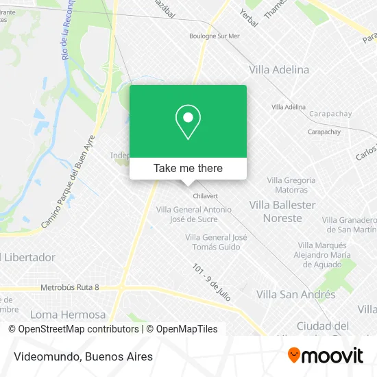 Videomundo map