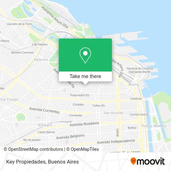 Key Propiedades map