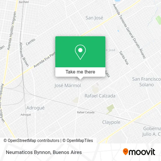 Neumaticos Bynnon map