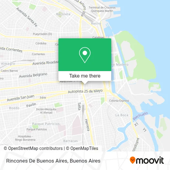 Rincones De Buenos Aires map