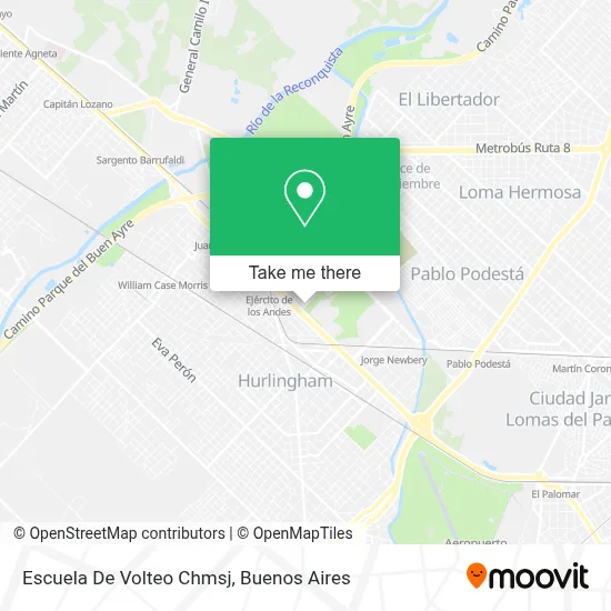Escuela De Volteo Chmsj map