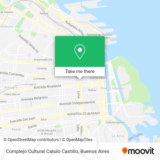Complejo Cultural Catulo Castillo map