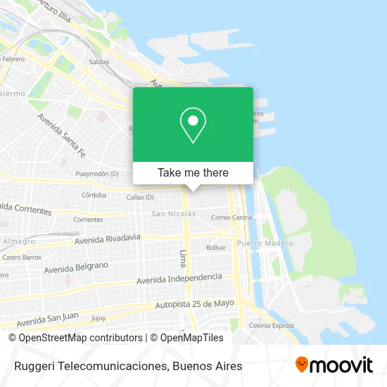 Ruggeri Telecomunicaciones map