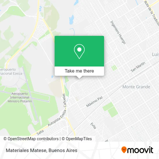 Materiales Matese map