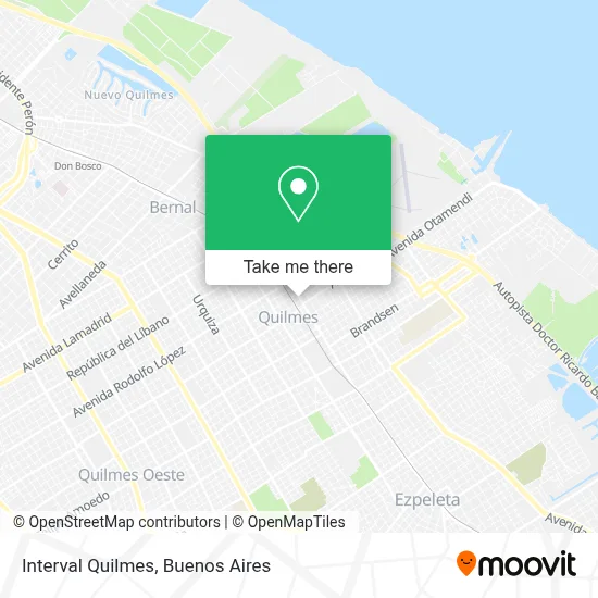Interval Quilmes map