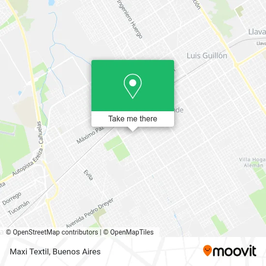 Maxi Textil map
