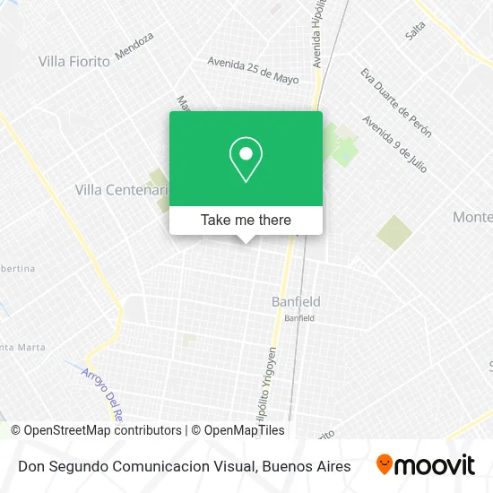 Don Segundo Comunicacion Visual map