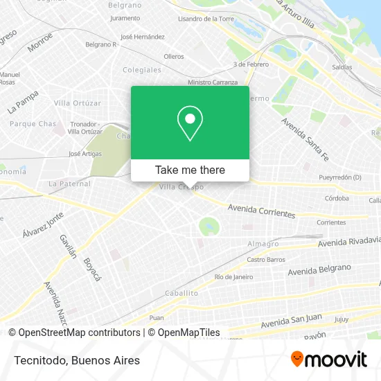 Tecnitodo map
