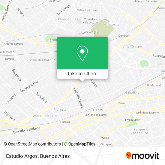 Estudio Argos map
