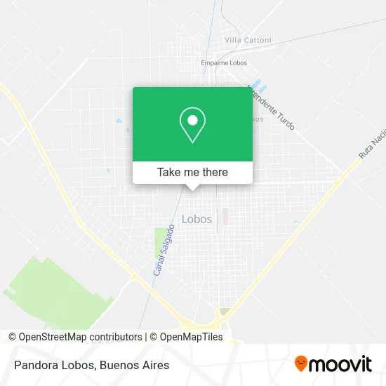 Pandora Lobos map