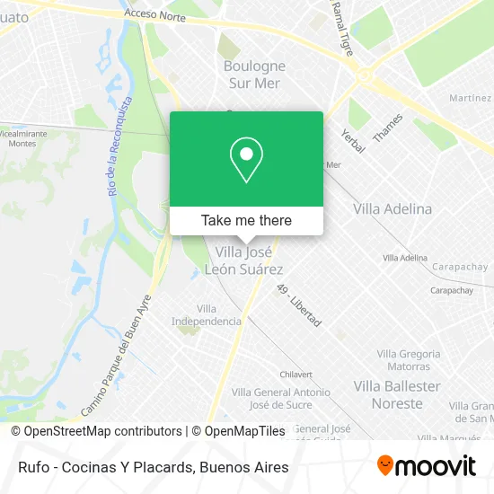 Rufo - Cocinas Y Placards map