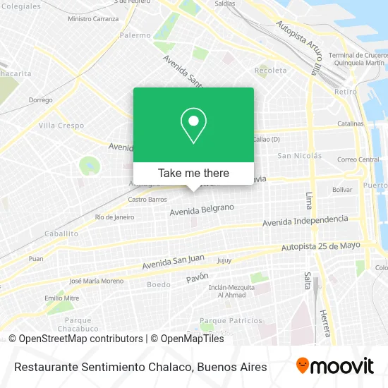 Restaurante Sentimiento Chalaco map
