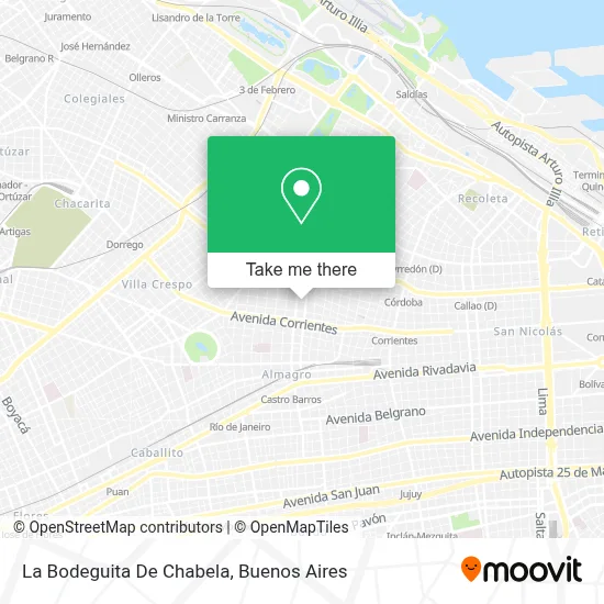 La Bodeguita De Chabela map