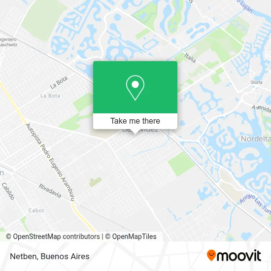 Netben map