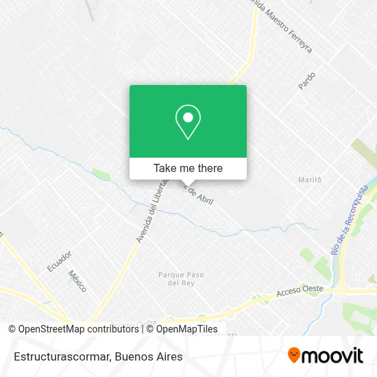 Estructurascormar map