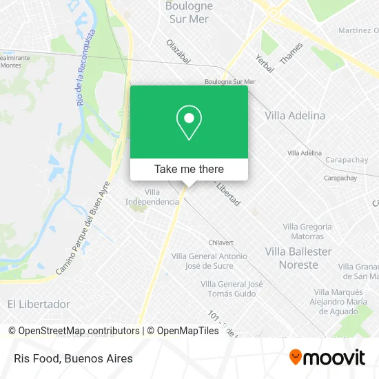Ris Food map