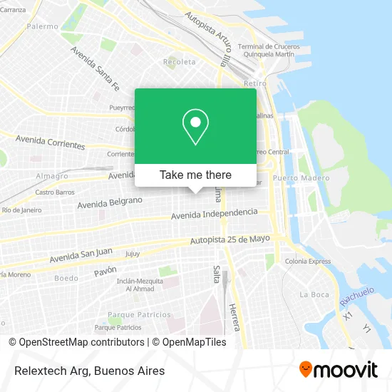 Relextech Arg map
