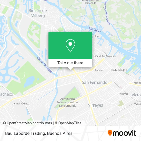 Bau Laborde Trading map