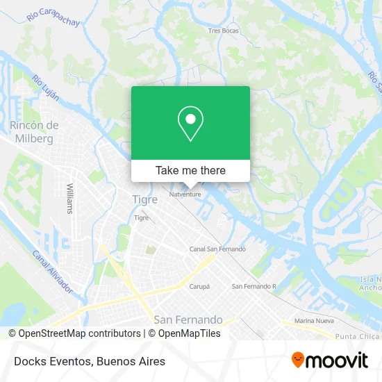 Docks Eventos map