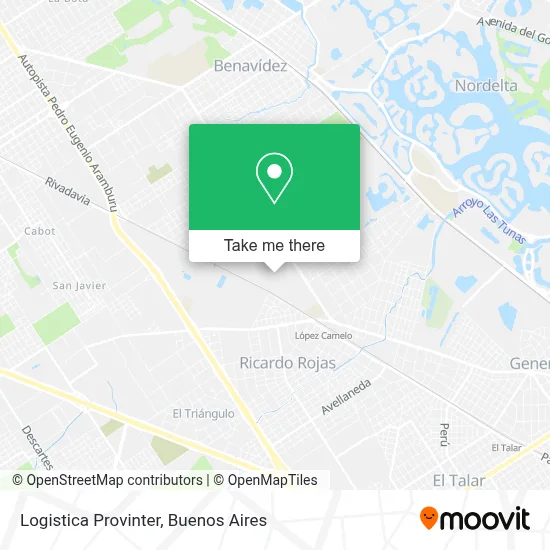 Logistica Provinter map
