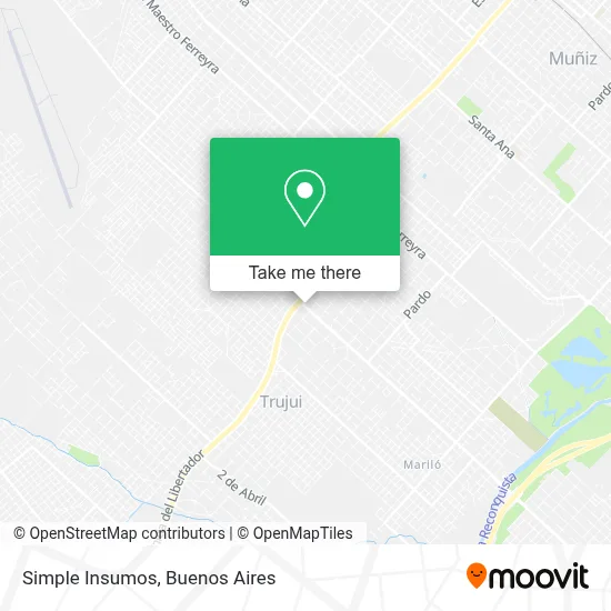 Simple Insumos map