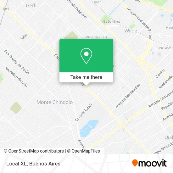 Local XL map