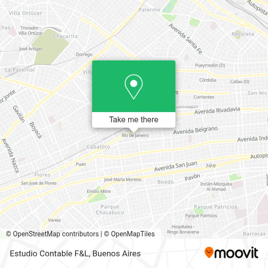Estudio Contable F&L map