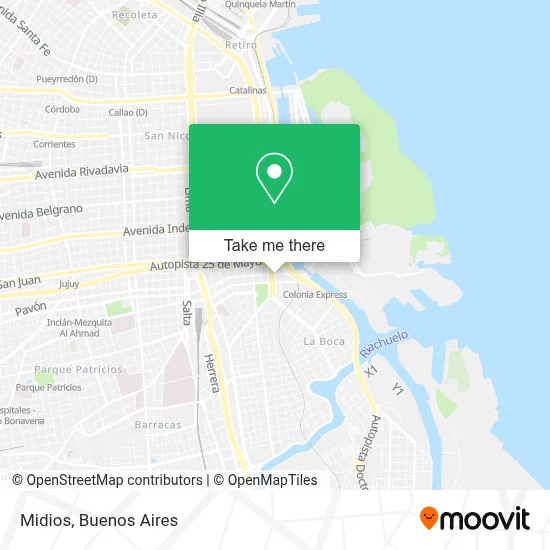 Midios map