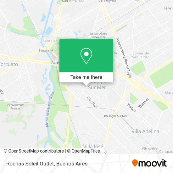 Rochas Soleil Outlet map